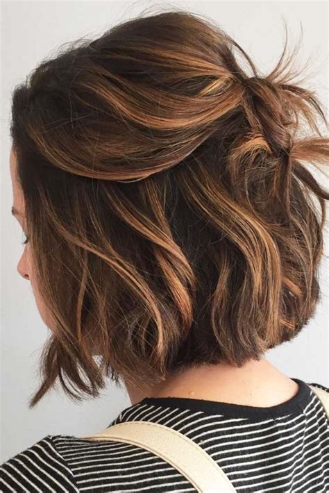 highlighted short hair styles